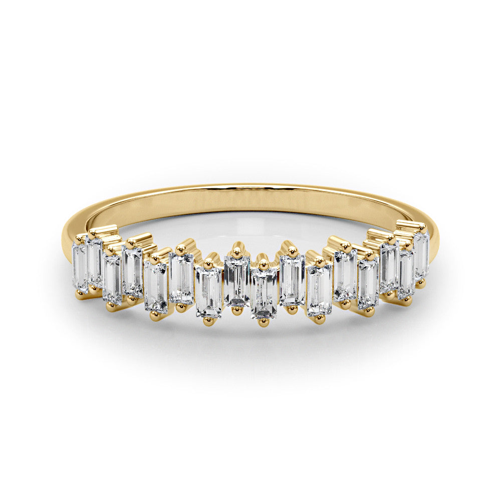 0.50 ct. Baguette Diamond Wedding Ring-VIRABYANI